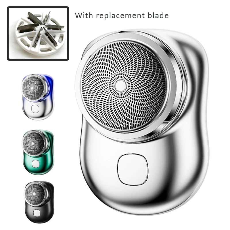 

Портативная электробритва Mini-shave с зарядкой от USB, беспроводные бритвы для лица, безболезненная Бритва для влажного и сухого бритья