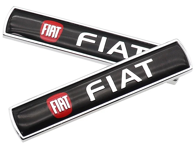 Автомобиль 2 шт./1 пара 3D металлическое крыло боковой логотип двери автомобиля задний бампер задняя дверь эмблема наклейка на дверь автомобиля аксессуары для стайлинга для FIAT 500