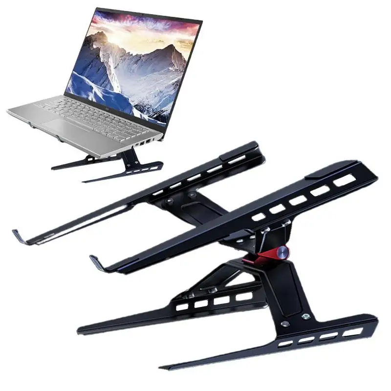 

Laptop Riser Anti Slip 150 Adjustable Rise Cooling Computer Stand Detachable Lifting Games Laptop Holder Cooling Base Bracket