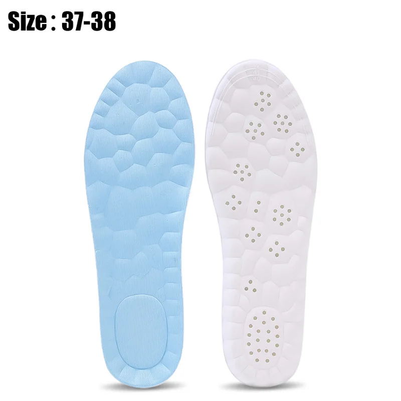 EVA Massage Sport Insoles for Women Men High Elasticity Shoe Pads Shock Absorption Cushion Insole Arch Support Orthopedic Insert