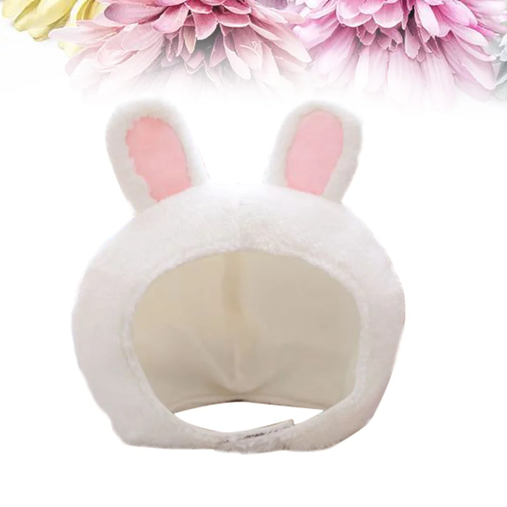 

1 PC Short-pile Velour Furry bunny Warm Earflap Hat for Photo Props Costume Parties