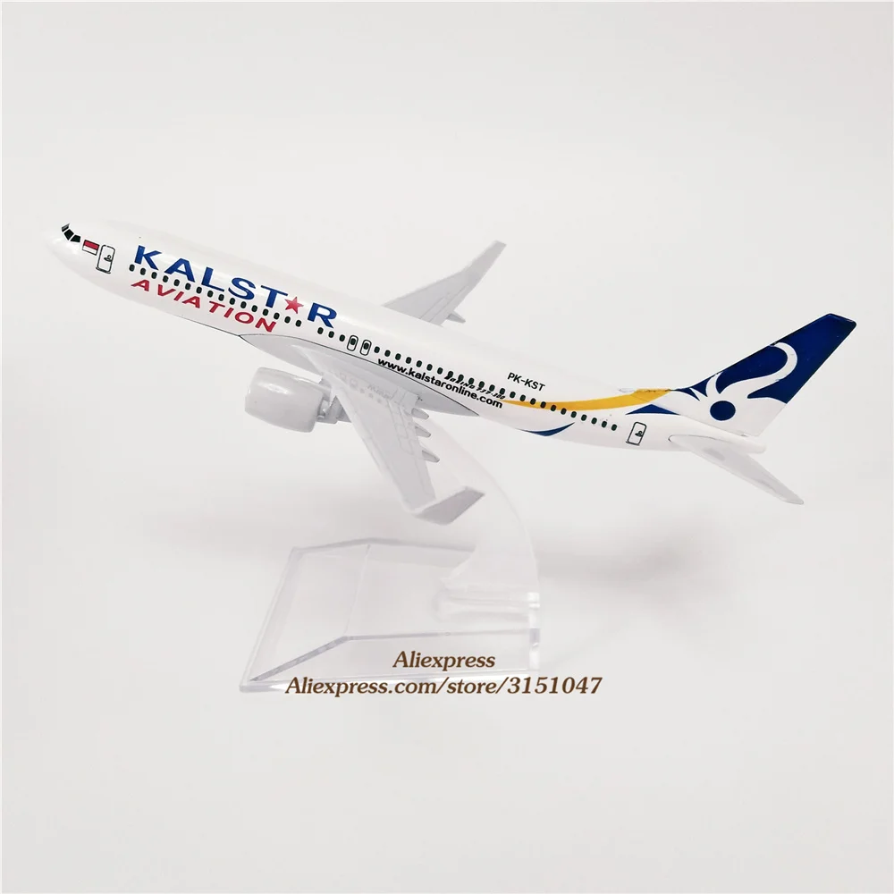 

Модель самолета авиакомпании KALSTAR B737 из металлического сплава, 16 см