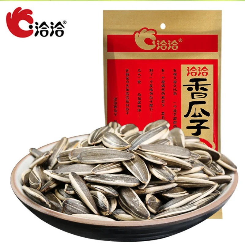 

QiaQia GUAZI sunflower-seeds26g * 4sachets /55g*2 sachets of office and leisure entertainment snacks kuihuazi