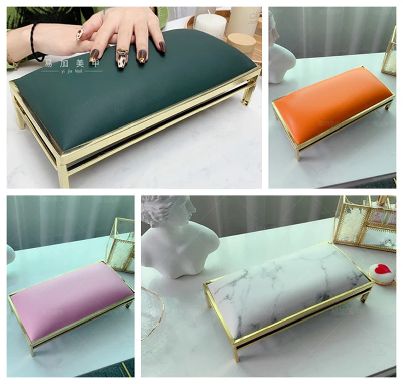 

Marble Hand Pillow Superior Quality Leather Hand Pillow Rest Manicure Table Hand Cushion Pillow Holder Arm Rests Nail Art Stand