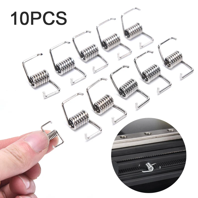 

10pcs/set Torsion Spring Belt Locking Shaped 3d Printer Tension Pressure