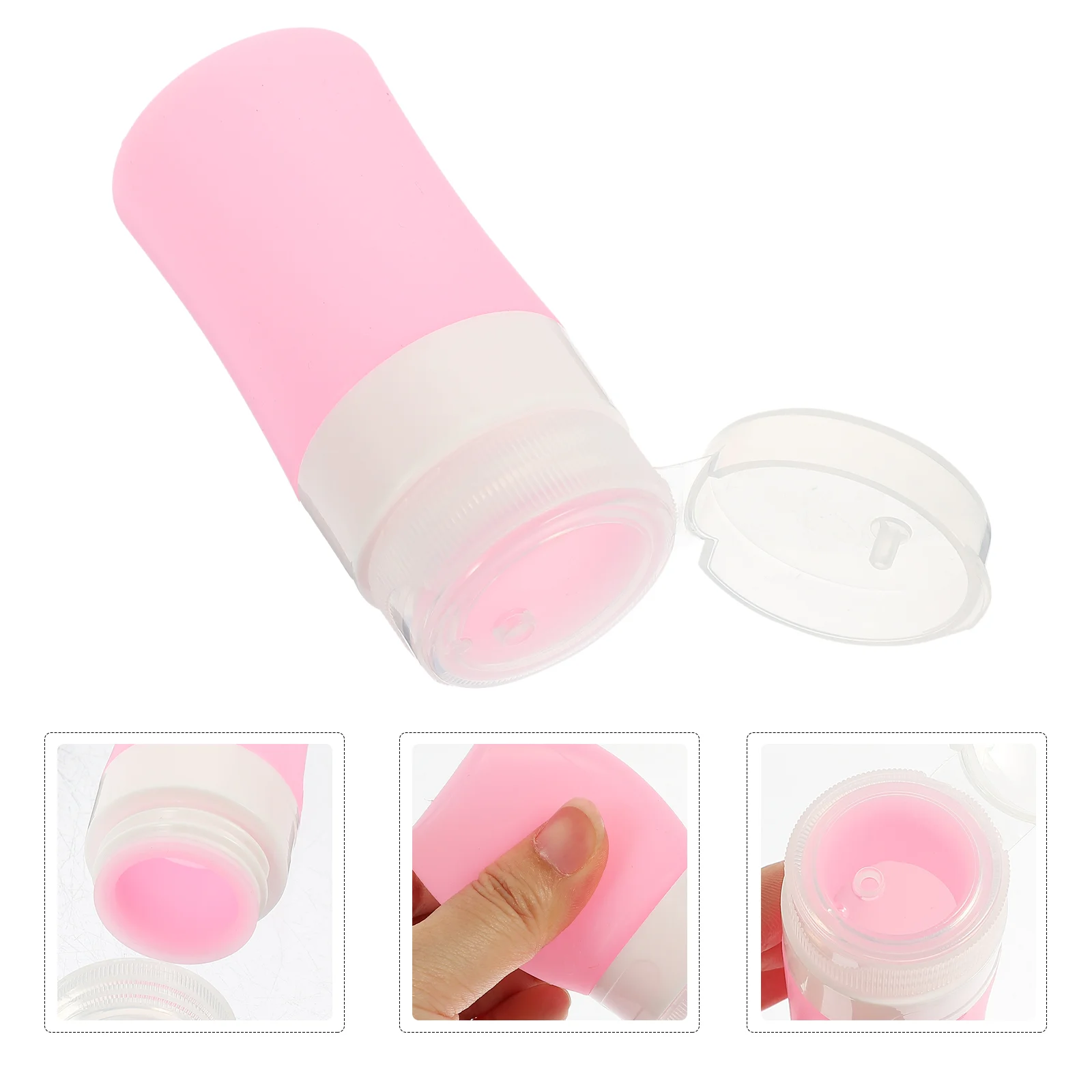 

Bottles Travel Bottle Dispenser Lotion Silicone Empty Hand Makeup Shampoo Sub Container Portable Squeeze Foam Packing Toiletries