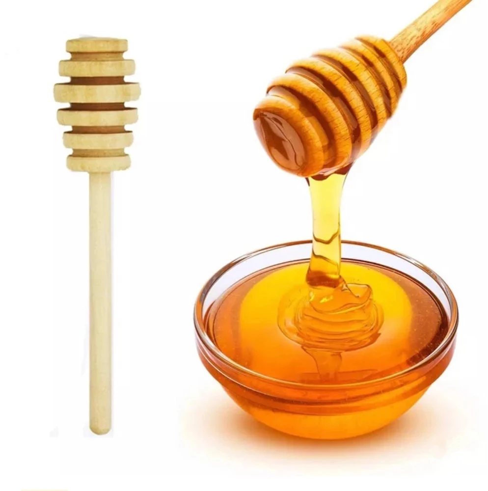 

Stirring Supplies, Honey Practical Spoon, Stick Honey Wooden Handle, High-quality Rod, Stirring Honey Pot Spoon,