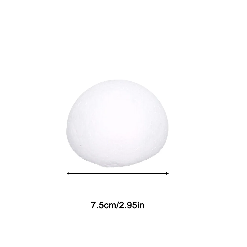 

1 шт. Шар из пенопласта, круглый шар из пенополистирола, диаметр 7,5/8/9/10/12/15 см