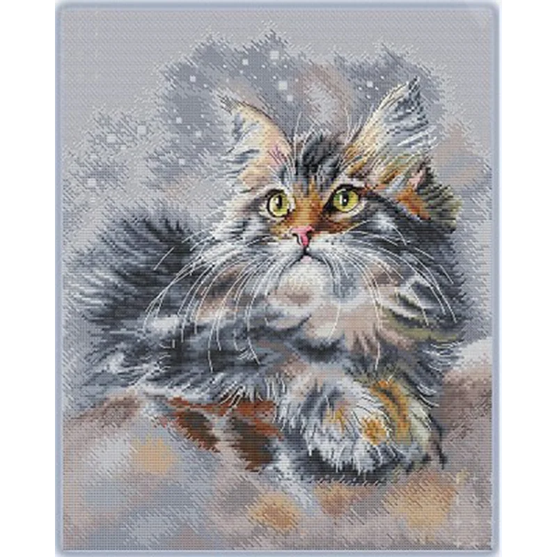 

7751 Cross Stitch Sets Cross Stitch Paintings 14ct 18ct Stich Cross Stitch Kit Embroidery Needle Arts & Craft Complete Kit Hobby
