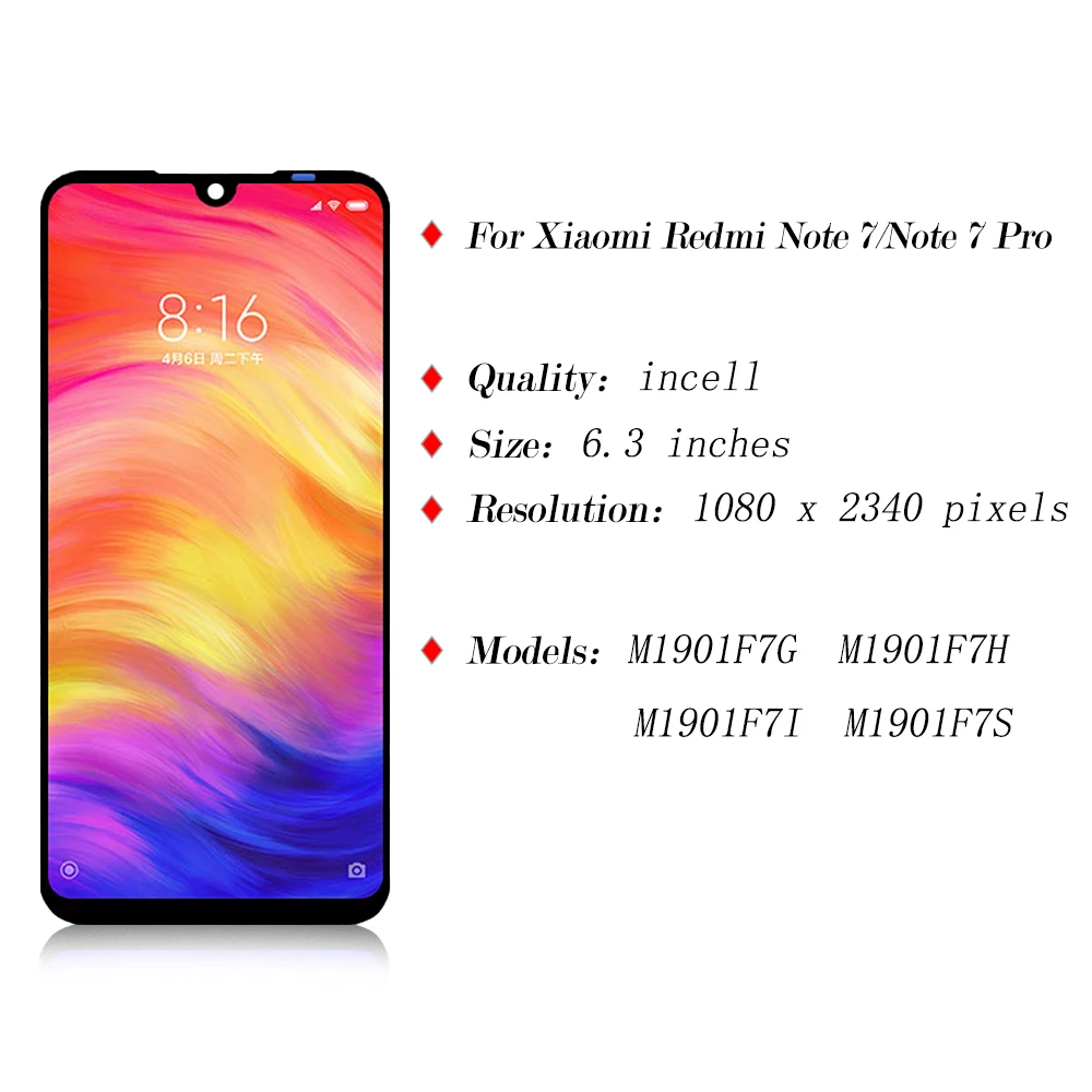 Xiaomi Redmi Note 7 Тачскрин Купить
