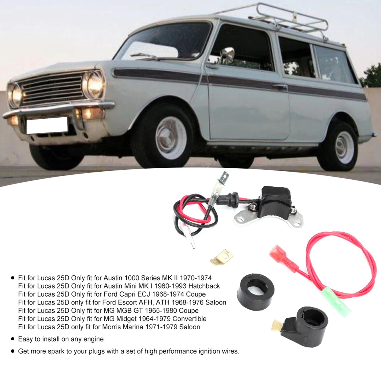 Комплект Для Переоборудования Автомобильного Зажигания Аксессуары Lucas 25D + DM2