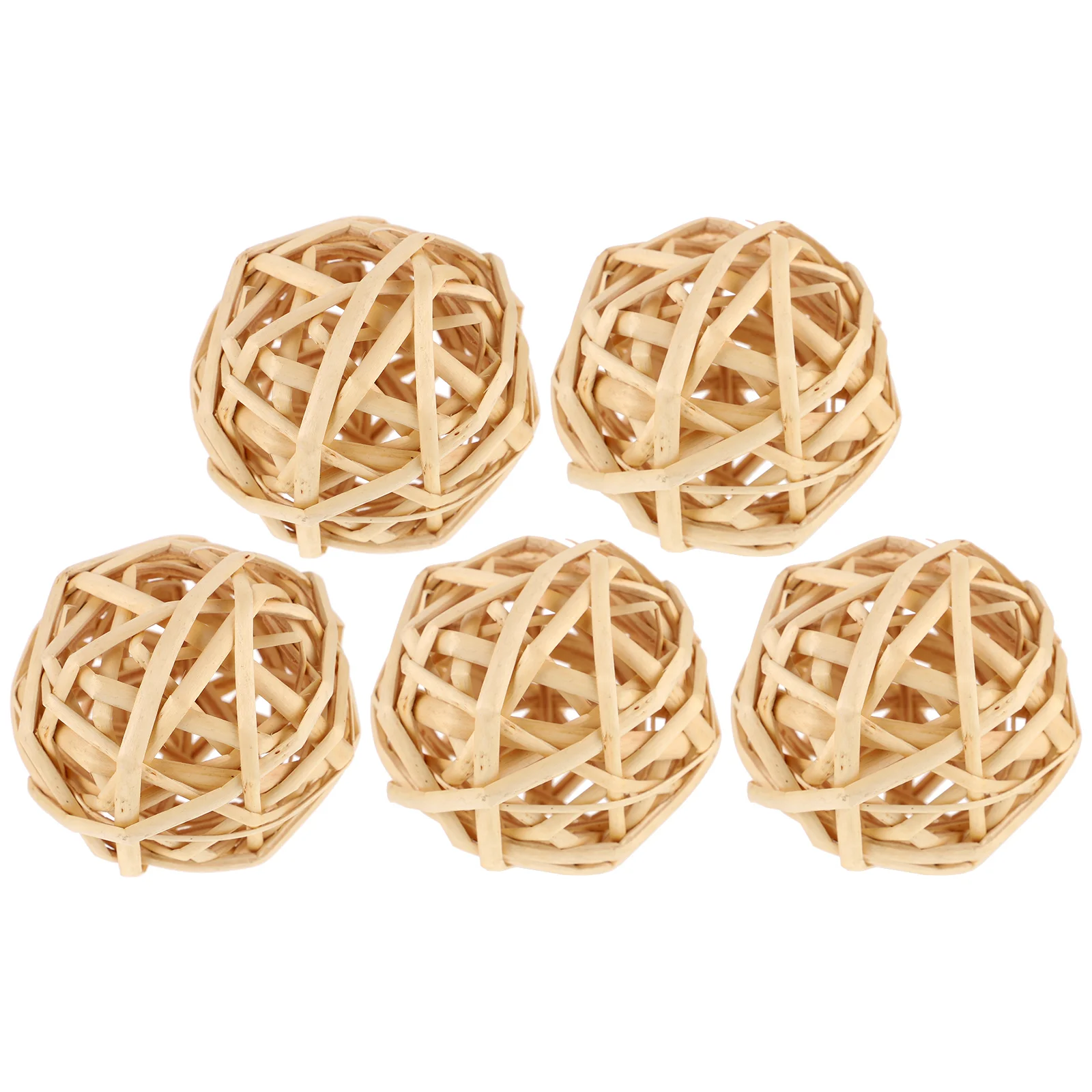 

5 Pcs Wedding Ornament Grapevine Orbs Rattan Spheres Decorative Twine Balls Grapevine Spheres