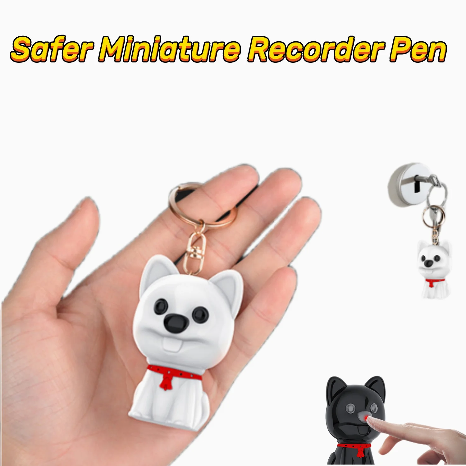 

Mini Voice Recorder Little Dog Portable Hang Pendant Safe MP3 Player Smart Digital Sound Activated Audio Recouder Caneta Espiar
