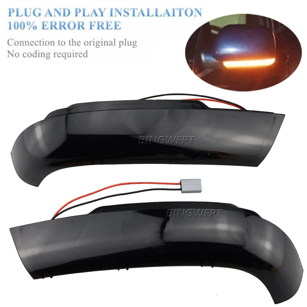 2 шт. динамический сигнал рулевого управления светодиодный индикатор зеркала