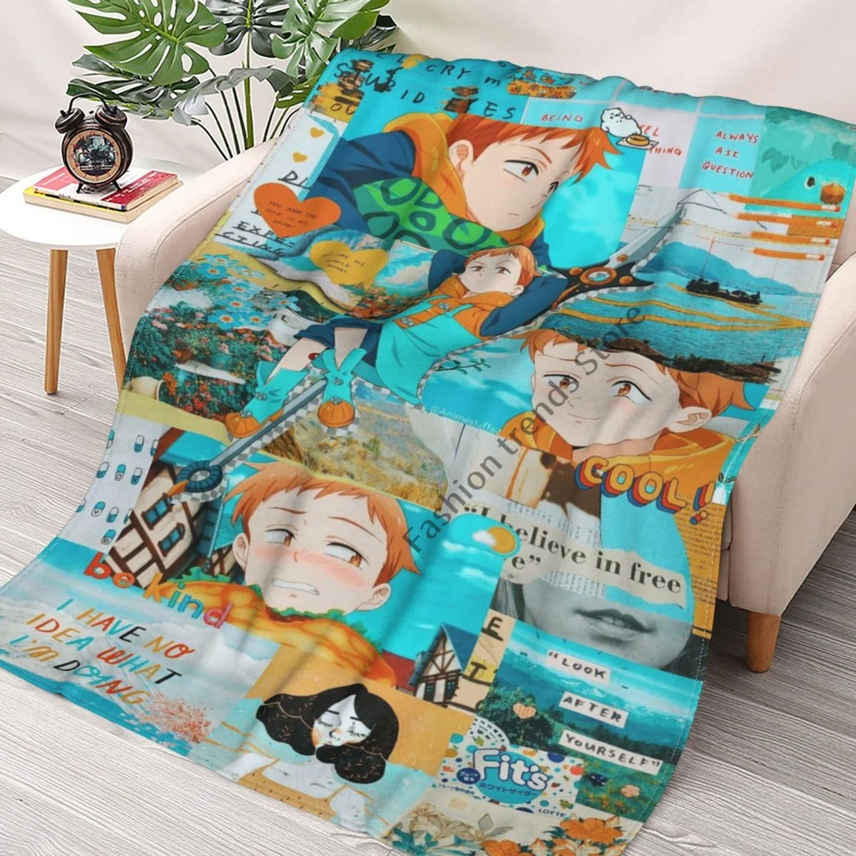 

Anime The Seven Deadly Sins Funny 3D Print Thin Quilt Bed Blanket Bedspread Chair Bedding Home Plush-Throw Soft Quilt