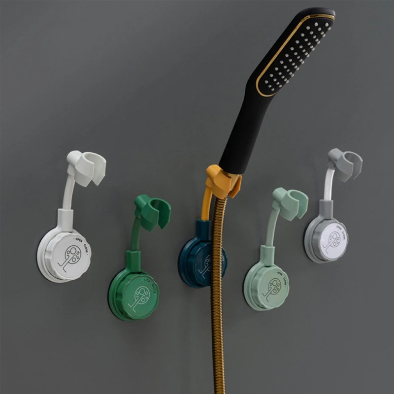 

Handheld Shower Holder 360° Punch-free Shower Mounting Brackets Rotatable Shower Holder for Home Bathroom 87HA