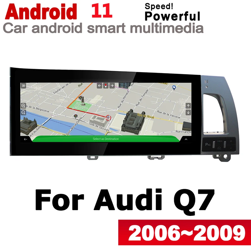 

Android Car GPS Multimedia Player For Audi Q7 4L 2006~2009 MMI HD Screen Stereo Navi Map Original Style Auto Radio WIFI BT