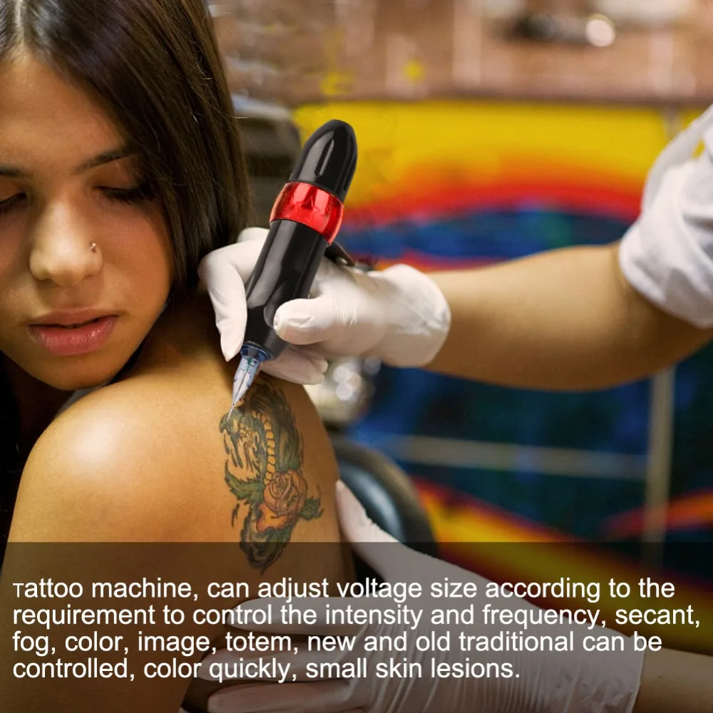 

Тату-машинка роторная профессиональная, тату-ручка для бровей, картридж с роторным двигателем, тату-ручка, пистолет для татуировок, товары д...