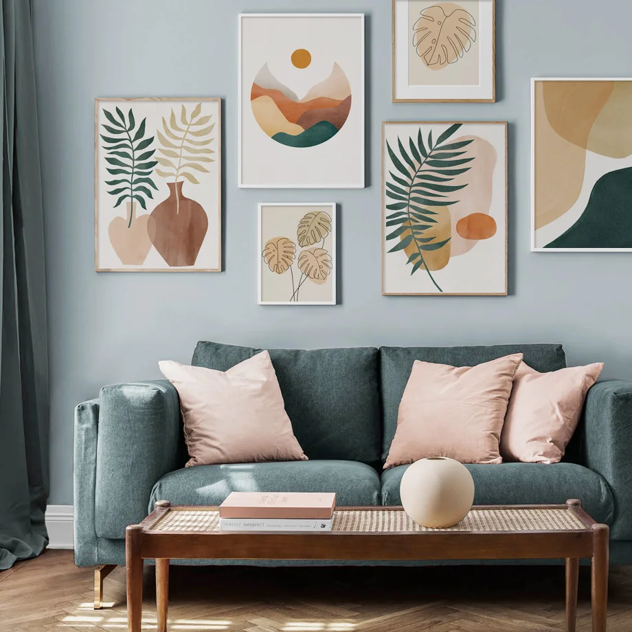 Абстрактный акварельный фотографический настенный рисунок на холсте - купить по