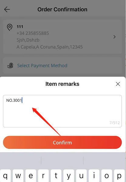 Рисунок 3 - При отправке заказа см. Пункт примечания: № 3 *** (тип