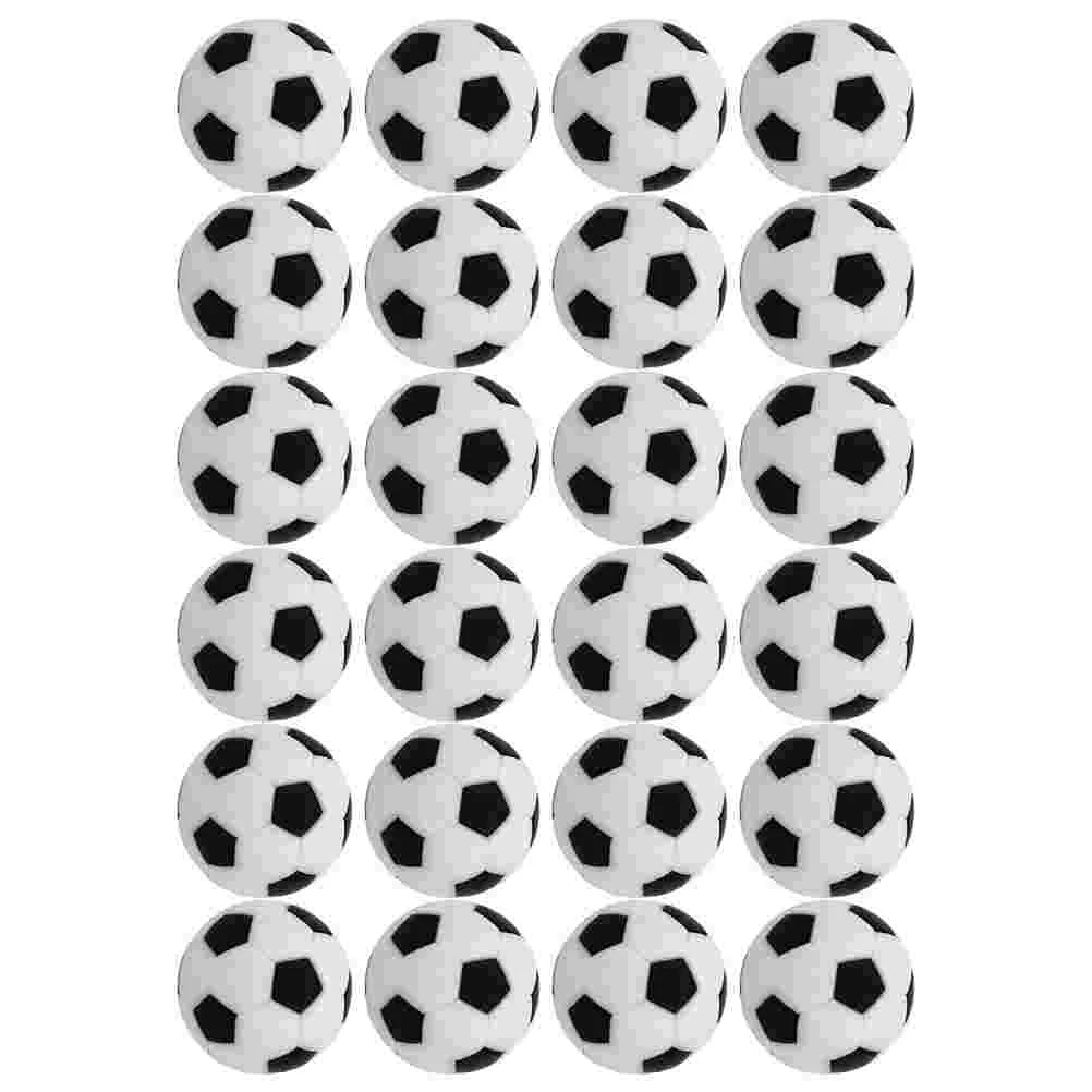 

24Pcs Table Soccer Balls Durable Novel Fine Safe Accessories Plaything Mini Toys