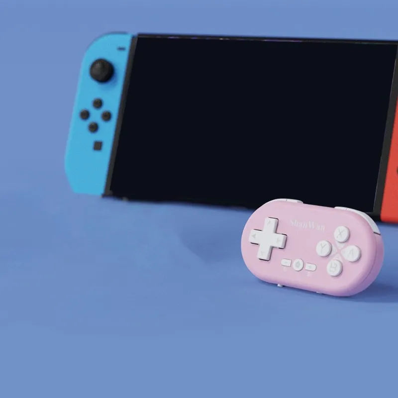 Фото Мини-геймпад SHANWAN с Bluetooth, размером с брелок, для Nintendo Switch №1