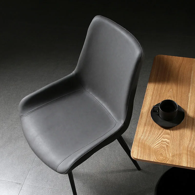 

Черные металлические ножки, обеденные стулья из мягкой кожи, уникальный обеденный старинный обед, педикюрная уличная мебель