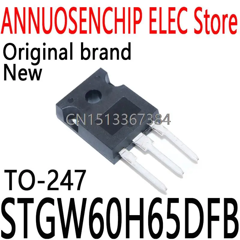 Новые и оригинальные STGW60V60DF GW60V60DF GW60H65DFB TO-247 60A 600 В/650 в STGW60H65DFB, 10 шт.