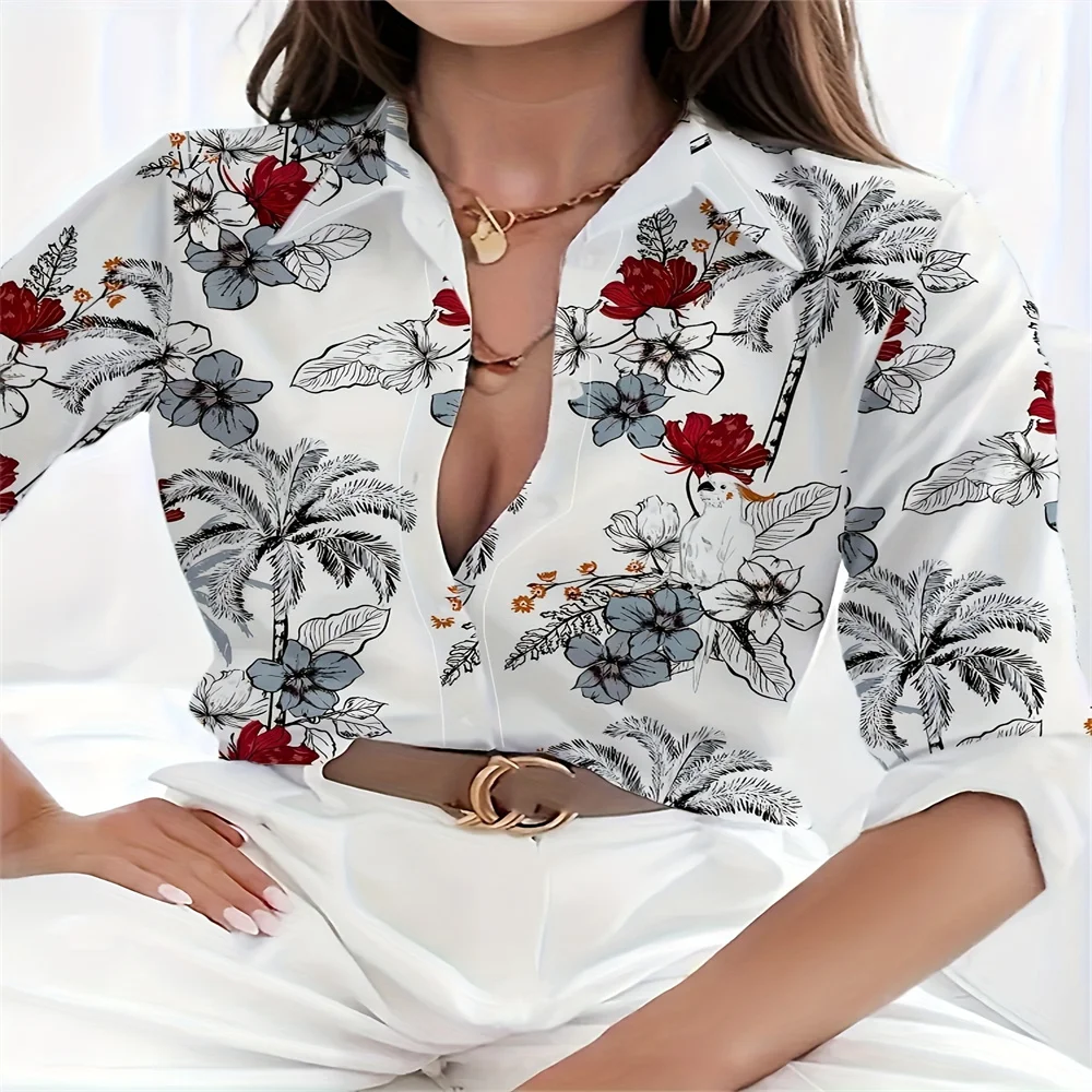 Women's Long Sleeved Shirts Are A Must-have For Spring/autumn Unique Printed Casual Durable Easy To Care