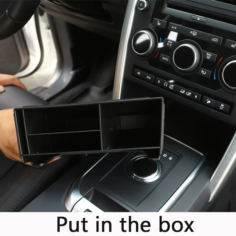 

Car -Styling Plastic Central Console Multifunction Storage Box Phone Tray Accessory For Land Rover Discovery Sport 2015 2016 201