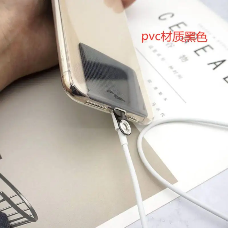 

2/4/6PCS Plastic Phone Case Clip Portable Fixing Clip Mobile Phone Hanging Rope Clip Universal Neck Hanging Clip