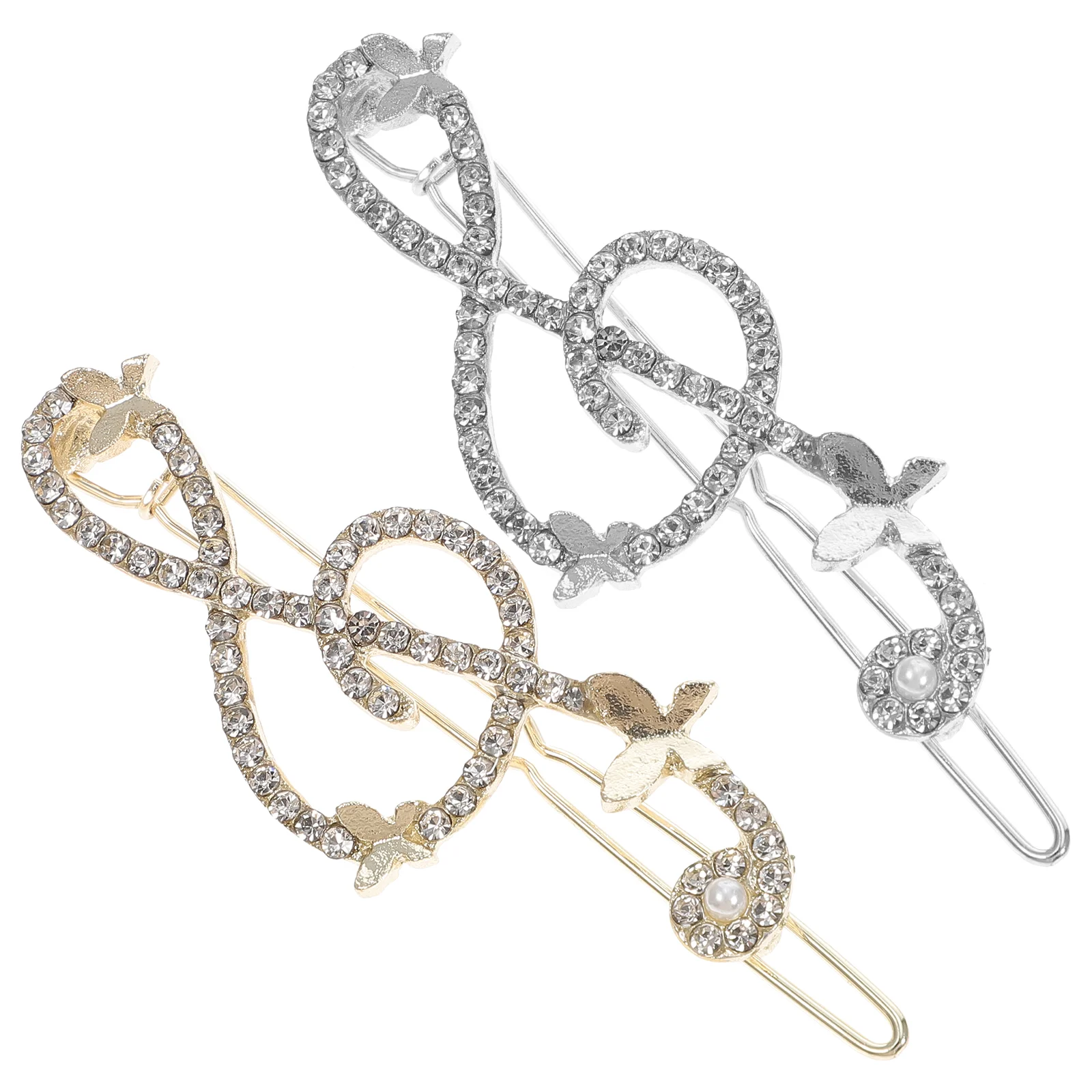 

Hair Clipswomen Clip Rhinestoneaccessories Barrettes Hairpin Note Vintage Glitter Barrette Musiclaw Thick Accessory Girl