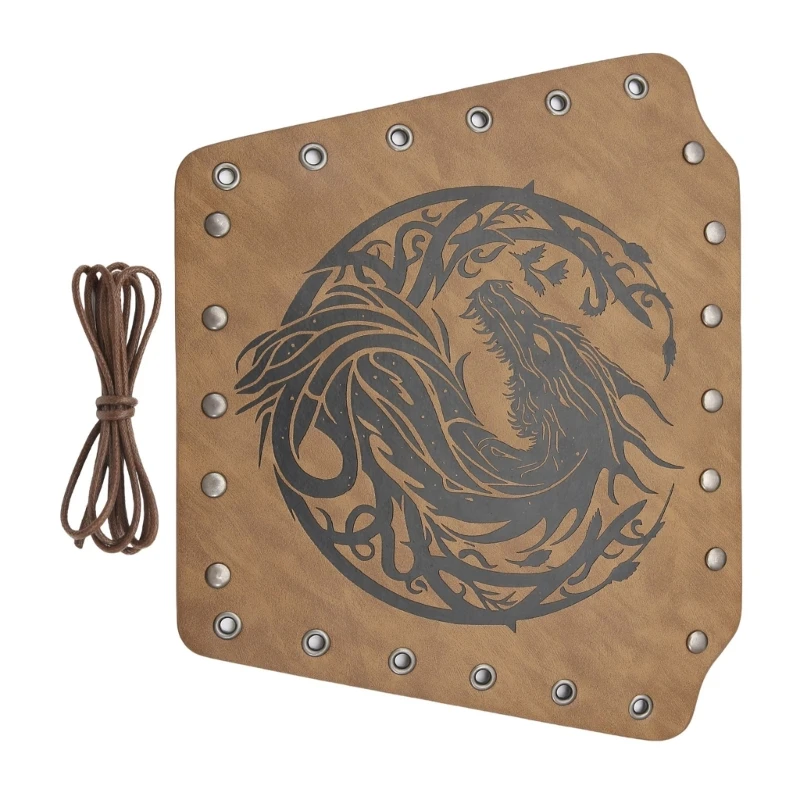 Рукавицы с тотемом дракона наручи для взрослых защита рук косплея сценический