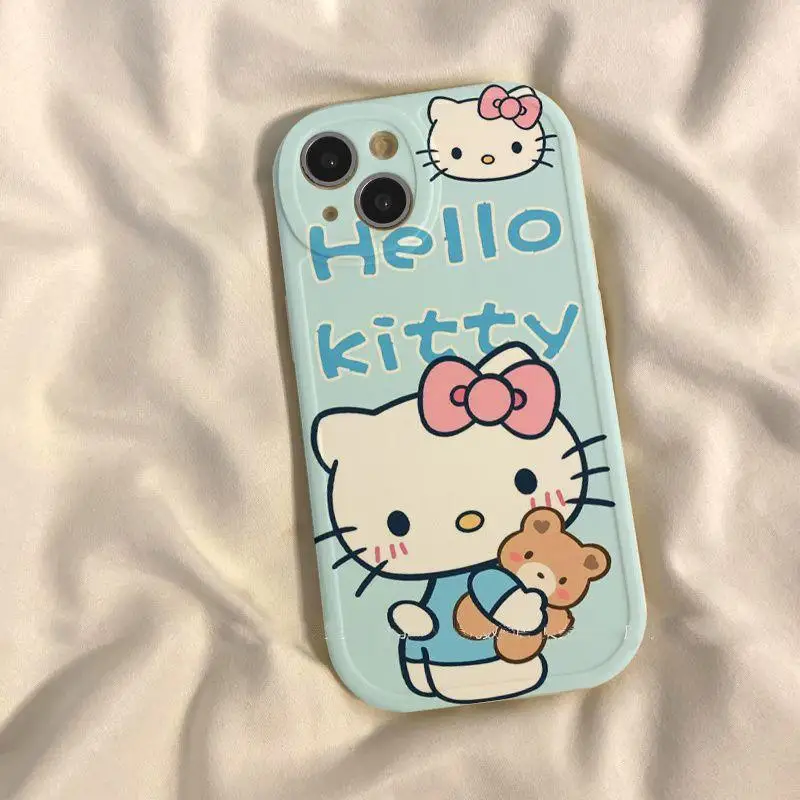 

Melody Hello Kitty Sanrio Iphone13/14/11/xs/12/12P/7P/8P/7/6P/6S Iphone Case Soft Shell Couple Students Girl Protective Case