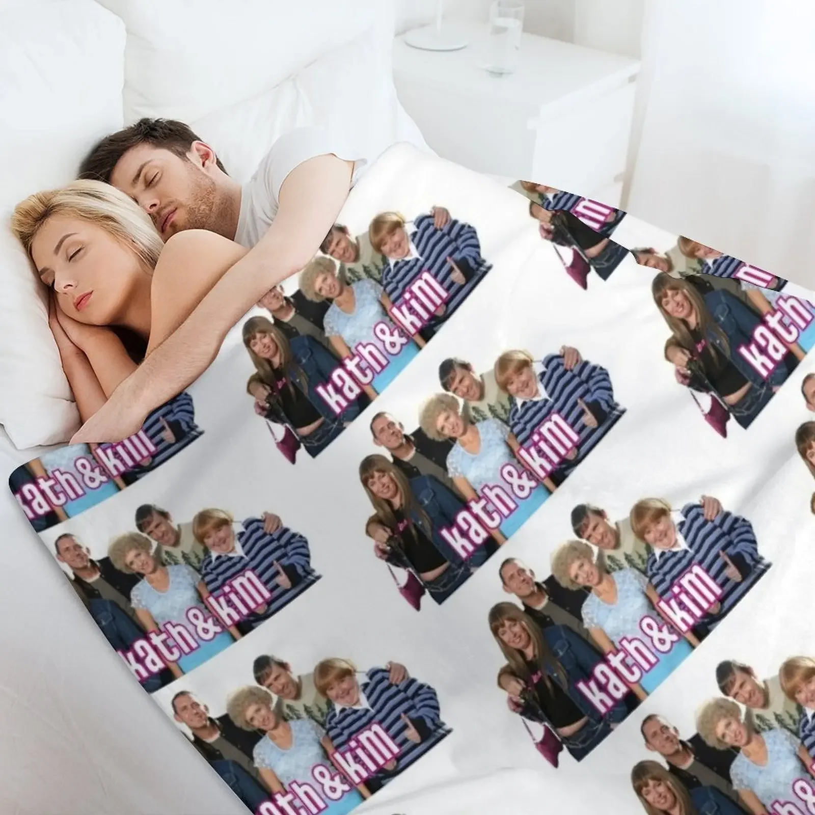 Кэт и Ким: групповое фото (Кэт Ким Шарон Кел Бретт) Плед Мягкий плюш для малышей