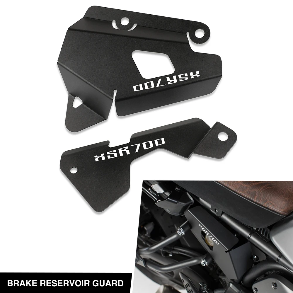 

Черная крышка корпуса боковой панели для YAMAHA XSR 700 2015 2016 2017 2018 2019 2020 2021 XSR700, комплект защитных накладок на резервуар тормоза