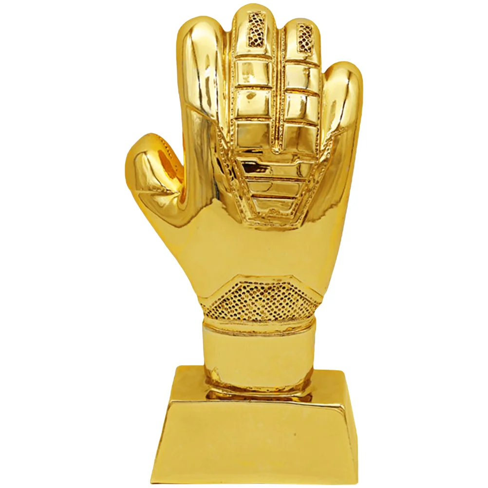 

Football Glove Trophy Keeper Gloves Competition Accessory Soccer Gift Delicate Prize Abs Wear Resistant Award Desktop Exquisite