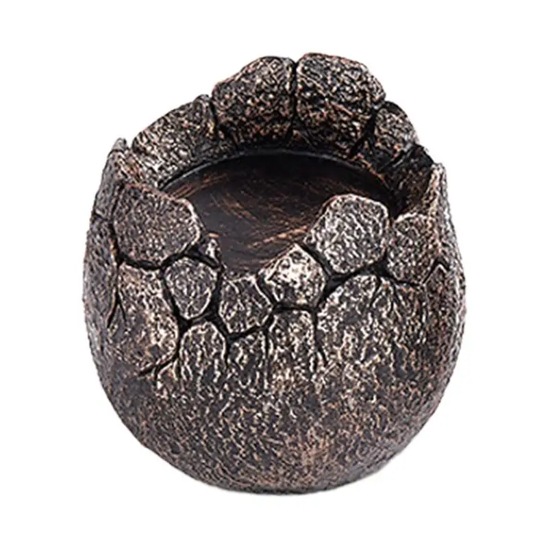 Tealight Holder Candle Stands For Centerpiece Ornaments Eggshell-shape Resin Figurines Egg Ornaments For