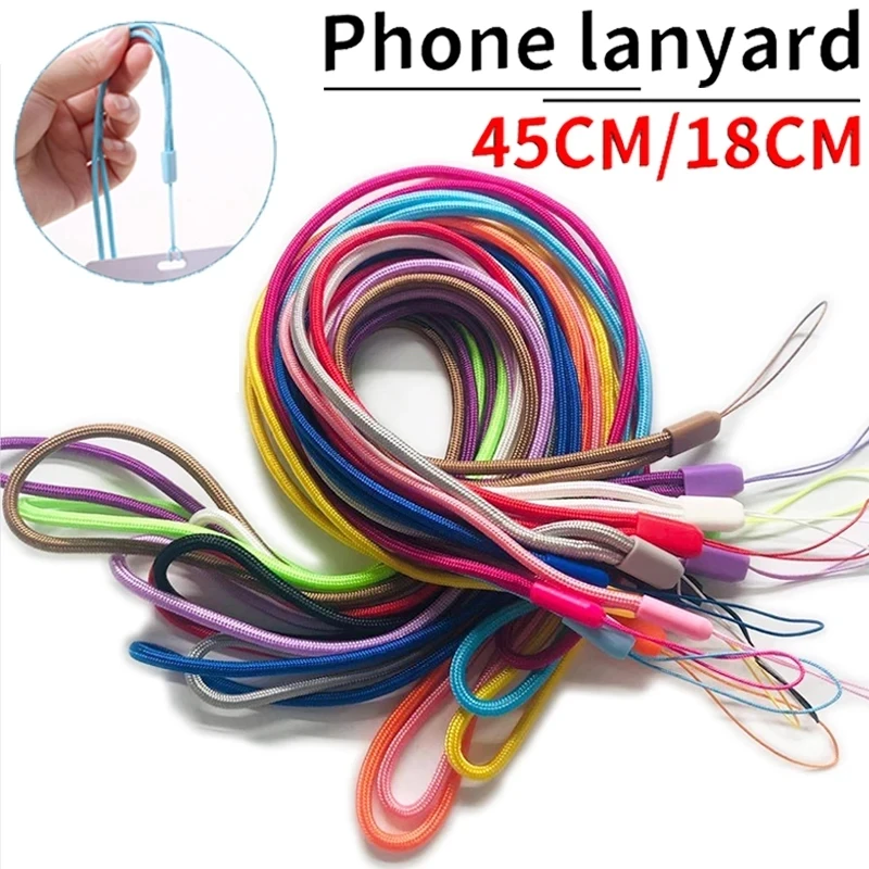 45 см нейлоновый подвесной шейный ремешок для мобильного телефона ремни на