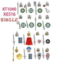 x0316 kt1046 kt1088 medieval knight roman soldier spartan female warrior mini action figure block assembling cheap toys for kids