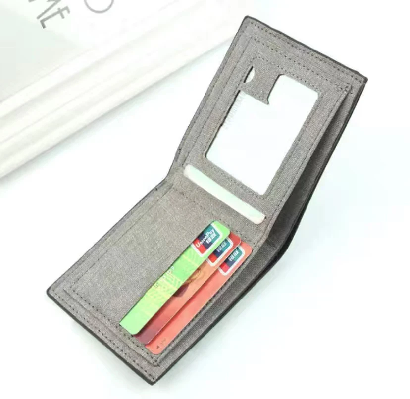 

Fashion Canvas Wallet Men's Luxury Slim Coin Purse Business Foldable Wallet Man Card Holder Pocket Clutch Male Handbags Tote Bag