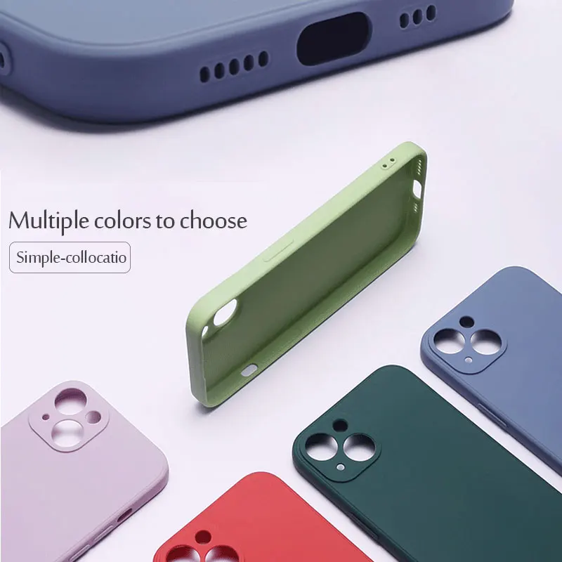 For Poco C50 Cover Case for Xiaomi Poco C50 Coque Fundas Shell Original Liquid Silicone  Soft TPU Phone Bumper For Poco C50