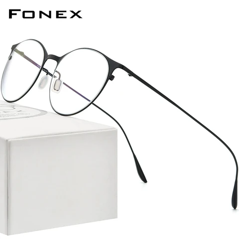 FONEX Оправа для очков женская из сплава, Ультралегкая, 8106
