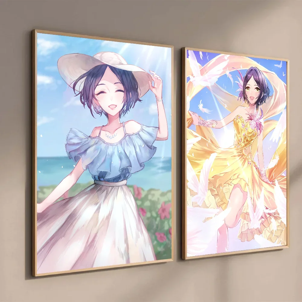 1 шт. Hayami Kanade THE IDOLM STER Золушка девочки плакат самоклеящаяся искусство фотообои для