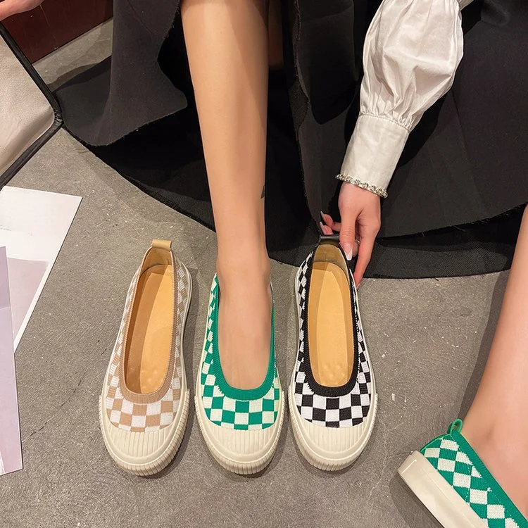 

2023 модные сетчатые Лоферы без шнуровки, дышащие Стрейчевые женские балетки с мягкой подошвой и острым носком, топ-сайдеры