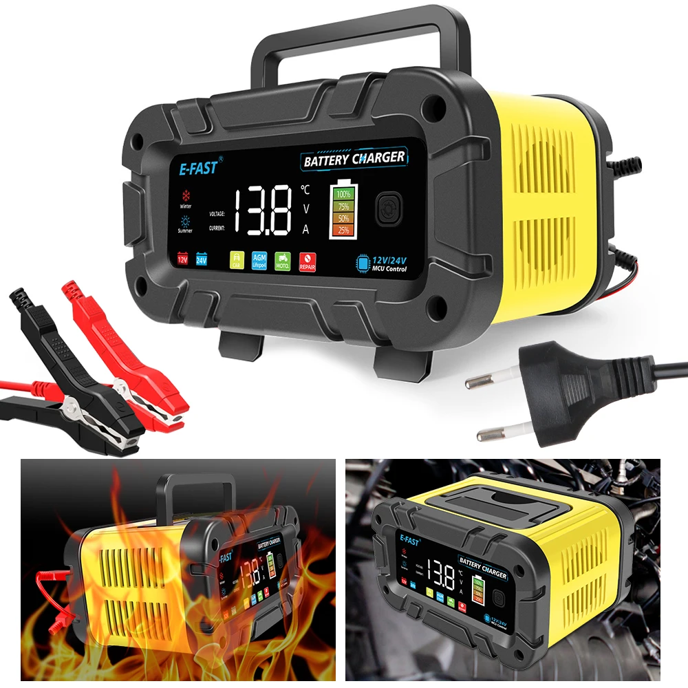 ity 20A z wyświetlaczem LED dużej mocy Wielofunkcyjna naprawa impulsowa Ładowanie akumulatora Inteligentna ładowarka samochodowa Motocykl SUV