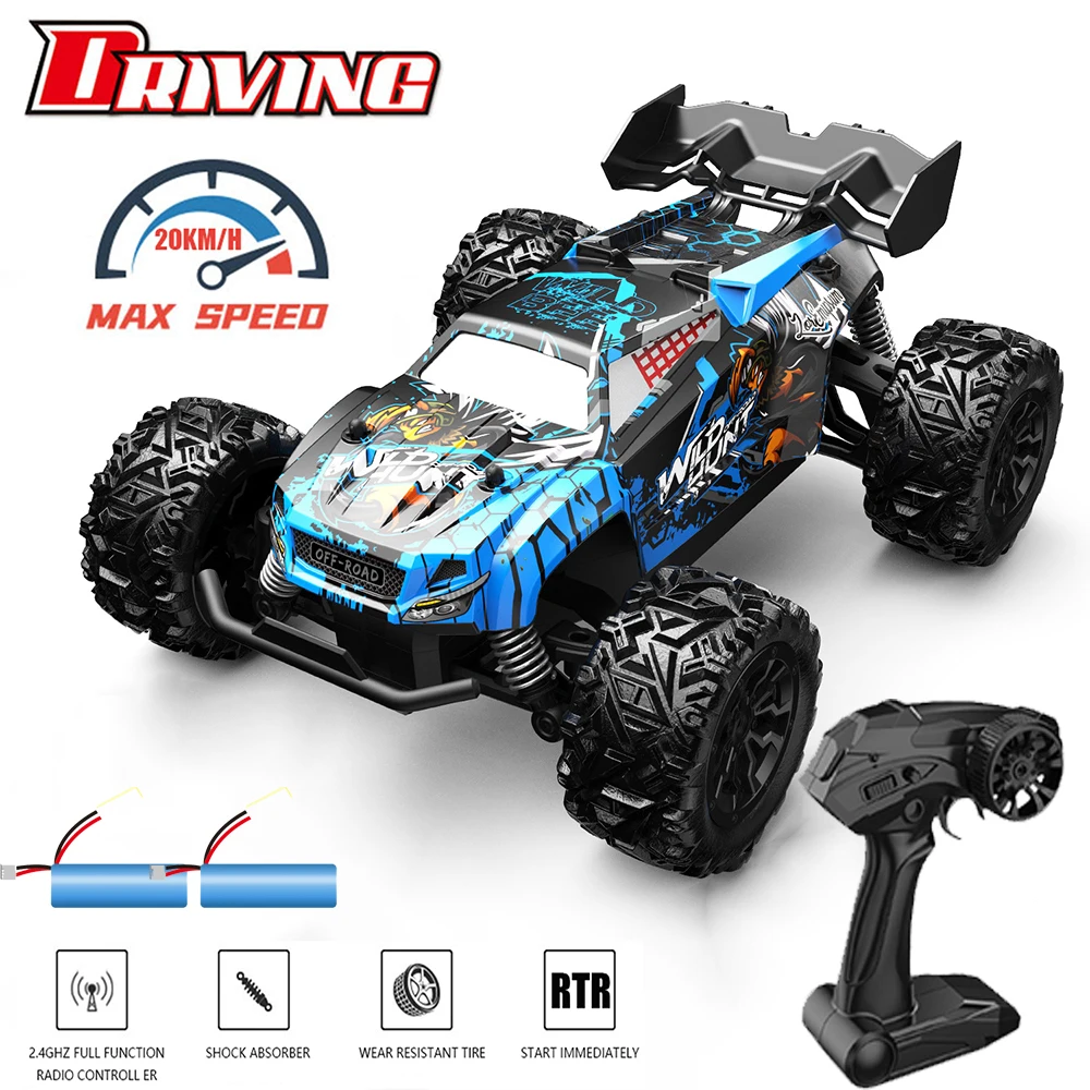 Power Motor 20km/h 2.4g Truck Independent Shock Absorber Anti-crash Vehical Adults Kid Toy Gift Remote Control Car