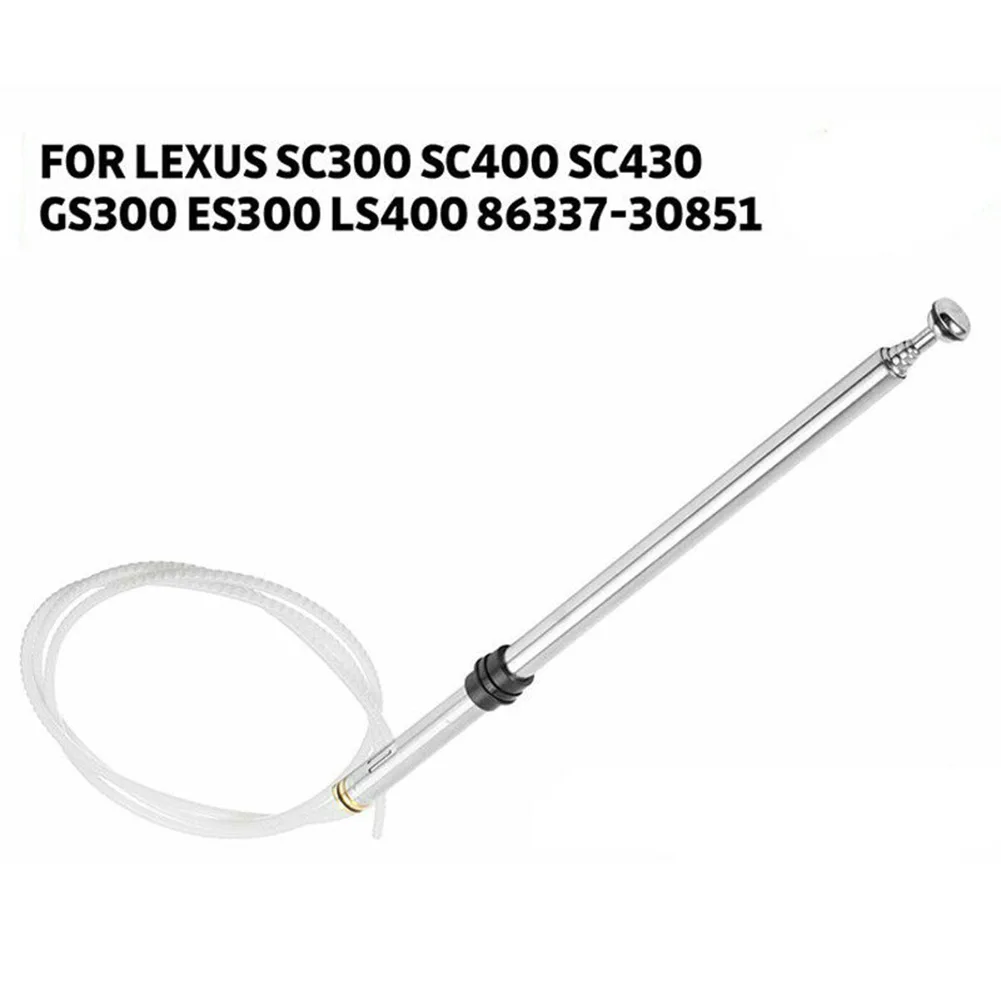 

For Lexus Power Antenna Mast Power Antenna With The Cable Metal Silver Stainless Steel Mast 100% Brand New And High Quality
