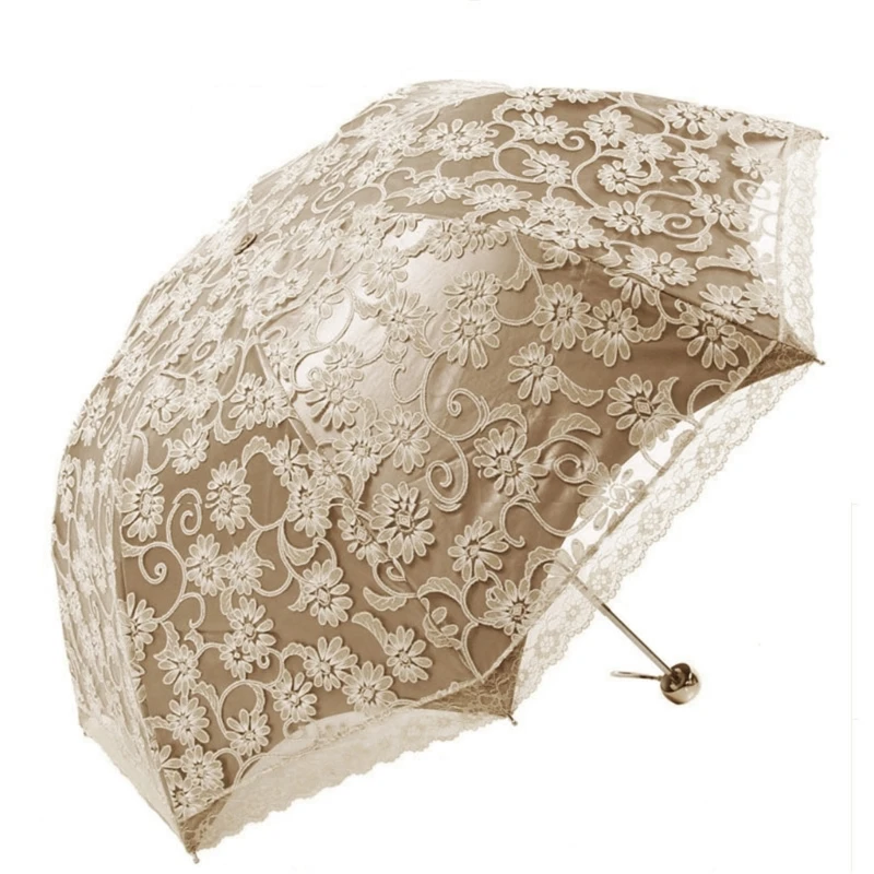 Y166 Sunnys Зонт Кружевной Вышитый Цветок Принцесса Женский