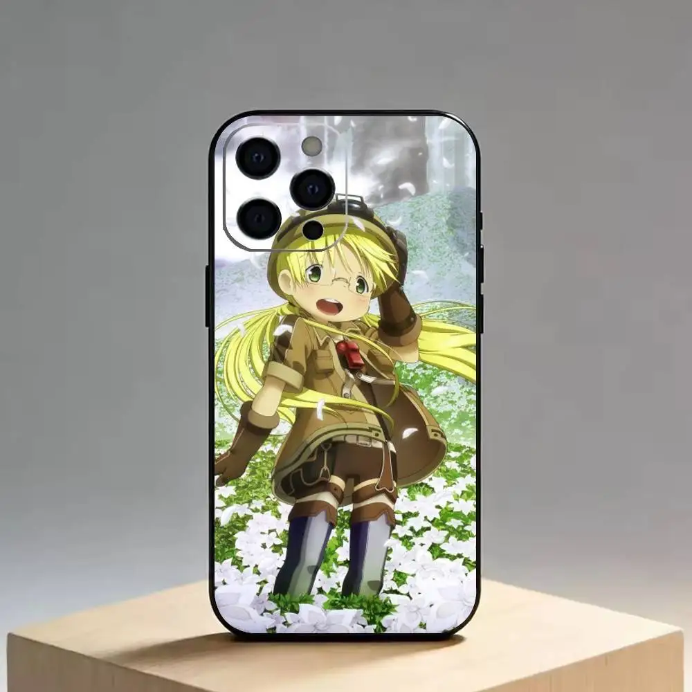 Фото Чехол для телефона Riko-Reg-Nanachi-Faputa-Lyza-Ozen для iPhone 17, 16, 15, 14, 13, 12, 11 Plus, Pro Max, XS, мягкий силиконовый, черный №2